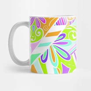 Colorful abstract geometric pattern Mug